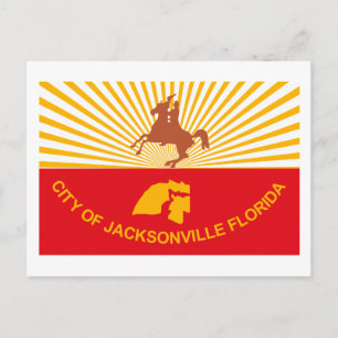 Jacksonville Flag Briefkaart