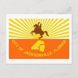 Jacksonville Flag Briefkaart