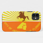 Jacksonville Flag Case-Mate iPhone Case (Achterkant (horizontaal))