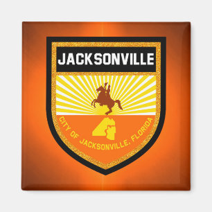 Jacksonville Flag Magneet