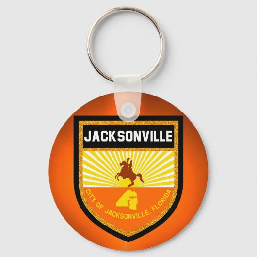 Jacksonville Flag Sleutelhanger (Voorkant)