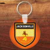 Jacksonville Flag Sleutelhanger (Voorkant)