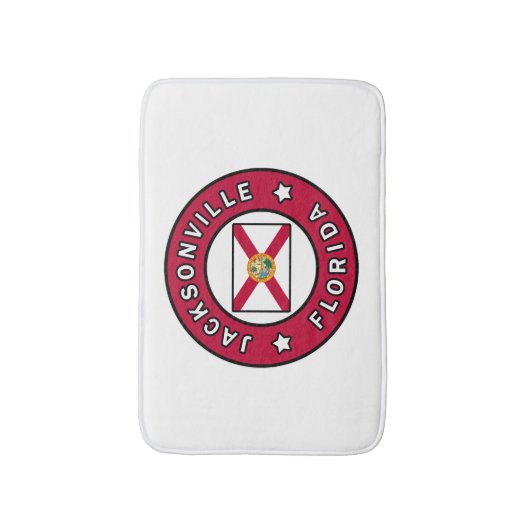 Jacksonville Florida Badmat (Voorkant Verticaal)