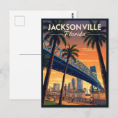 Jacksonville Florida Briefkaart (Voorkant / Achterkant)