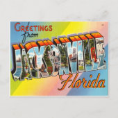 Jacksonville Florida Briefkaart (Voorkant)