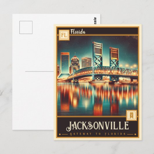 Jacksonville, Florida |  Briefkaart (Voorkant / Achterkant)