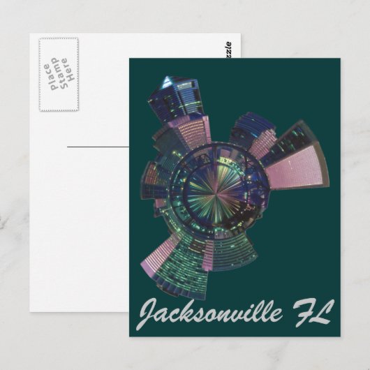 jacksonville florida briefkaart (Voorkant / Achterkant)