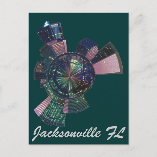 jacksonville florida briefkaart (Voorkant)