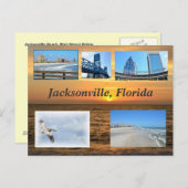 Jacksonville, Florida Briefkaart (Voorkant / Achterkant)