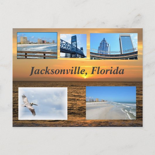 Jacksonville, Florida Briefkaart (Voorkant)