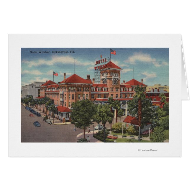 Jacksonville, Florida - Buiten Uitzicht van Hotel (Voorkant Horizontaal)