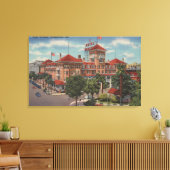 Jacksonville, Florida - Buiten Uitzicht van Hotel Canvas Afdruk (Insitu (Woonkamer))