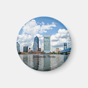 Jacksonville, Florida cityscape Magneet