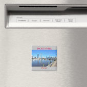 Jacksonville Florida Cityscape Magnet (Insitu (Vaatwasser))