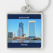 Jacksonville, Florida Cityscape Sleutelhanger (Voorkant)