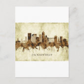 Jacksonville Florida Cityscape Uitnodiging Briefkaart (Voorkant)