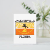 Jacksonville Florida Flag Briefkaart (Staand voorkant)