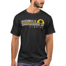 Jacksonville Florida Golf Cadeau Retro Zonsonderga
