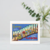 Jacksonville Florida  groot Briefkaart (Staand voorkant)
