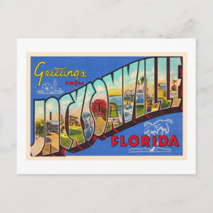 Jacksonville Florida groot Briefkaart