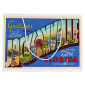 Jacksonville Florida  groot Briefkaart Cadeauzakje (Achterkant)