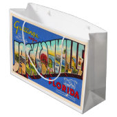 Jacksonville Florida  groot Briefkaart Cadeauzakje (Achterkant Gekanteld)