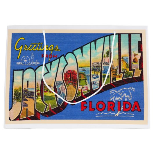 Jacksonville Florida  groot Briefkaart Groot Cadeauzakje (Voorkant)