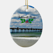 Jacksonville, Florida Kerstversiering Keramisch Ornament (Rechts)