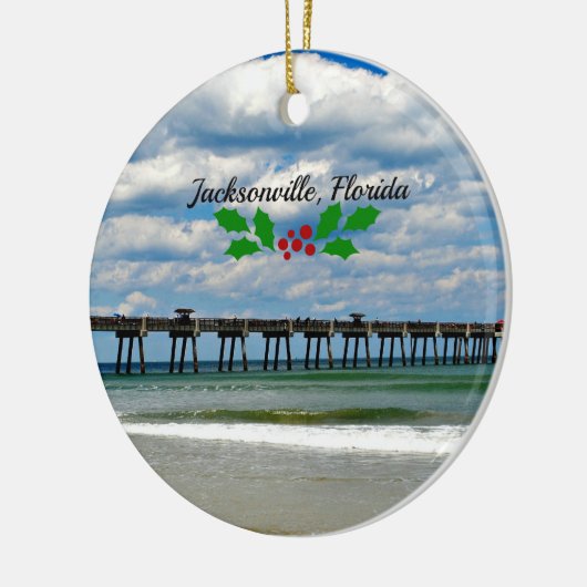Jacksonville, Florida Kerstversiering Keramisch Ornament (Links)