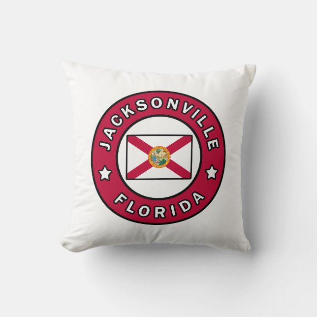 Jacksonville Florida Kussen (Voorkant)