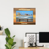 Jacksonville, Florida landschap Poster (Thuiskantoor)