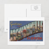 Jacksonville, Florida - Large Letter Scenes 2 Briefkaart (Voorkant / Achterkant)
