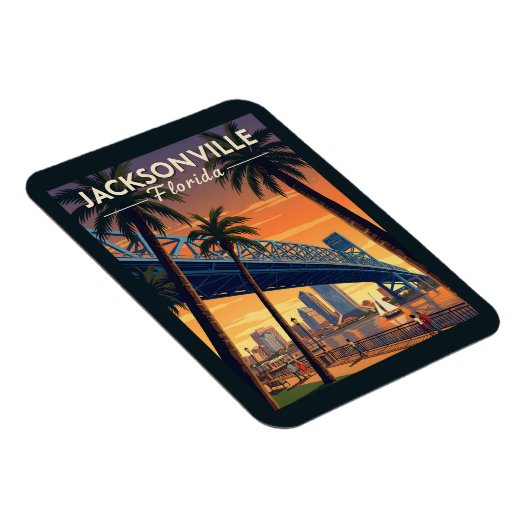 Jacksonville Florida Magneet (Rechterzijde)