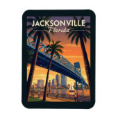 Jacksonville Florida Magneet (Verticaal)