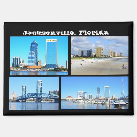 Jacksonville, Florida Magneet (Voorkant)