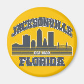 Jacksonville, Florida Magneet (Voorkant)