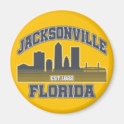 Jacksonville, Florida Magneet (Voorkant)