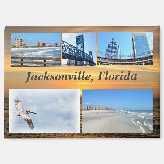 Jacksonville, Florida Magneet (Voorkant)