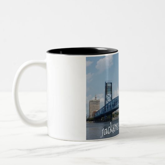 Jacksonville Florida Main Street Bridge Coffee Mok (Links)
