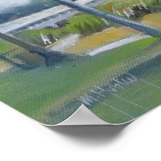 Jacksonville Florida Ortega Bridge Poster (Hoek)