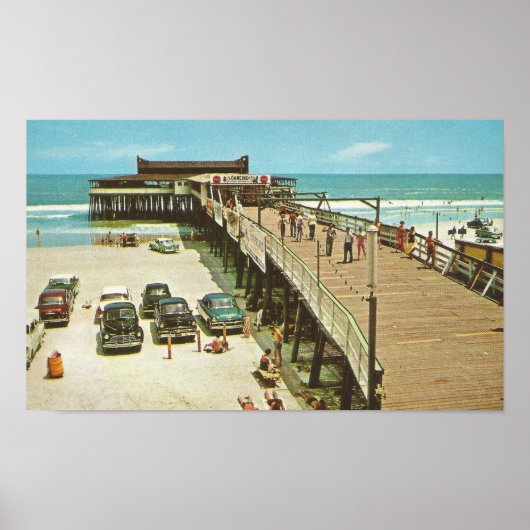 Jacksonville, Florida PIER 1960 Poster (Voorkant)
