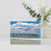 Jacksonville, Florida Pier Briefkaart (Staand voorkant)