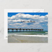 Jacksonville, Florida Pier Briefkaart (Voorkant / Achterkant)