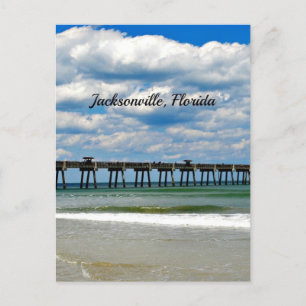 Jacksonville, Florida Pier Briefkaart
