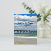 Jacksonville, Florida Pier Briefkaart (Staand voorkant)