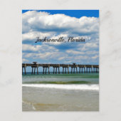 Jacksonville, Florida Pier Briefkaart (Voorkant)
