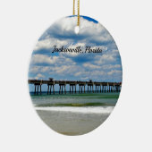 Jacksonville, Florida Pier foto Keramisch Ornament (Rechts)