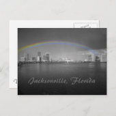 Jacksonville, Florida Rainbow Briefkaart (Voorkant / Achterkant)