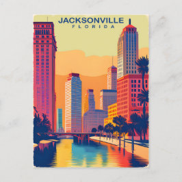 Jacksonville, Florida, reizen Briefkaart