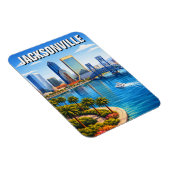 Jacksonville Florida Reizen Magneet (Rechterzijde)